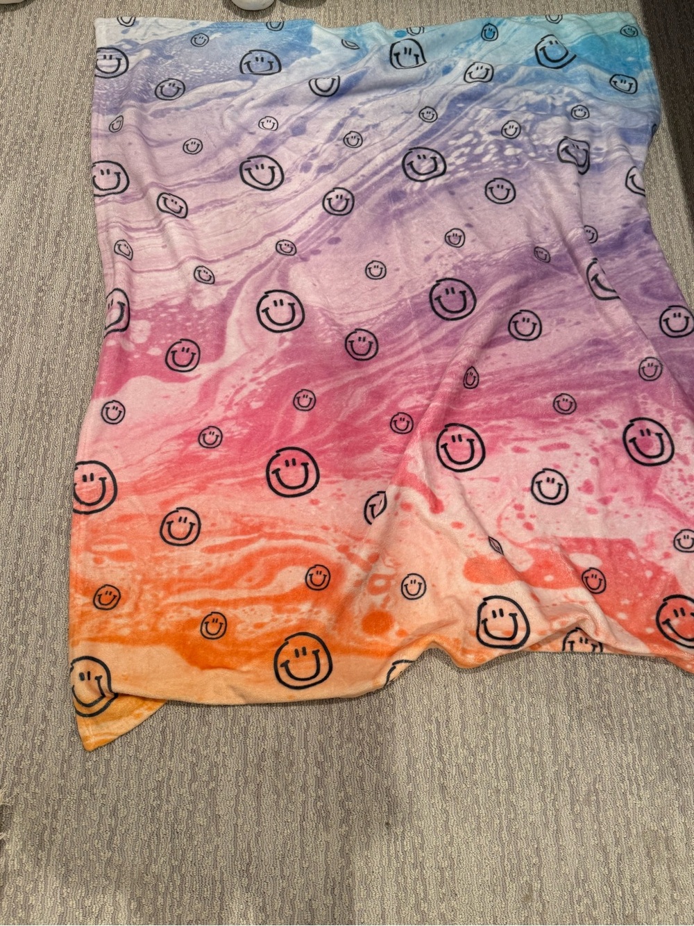 Kids fleece throw blanket
